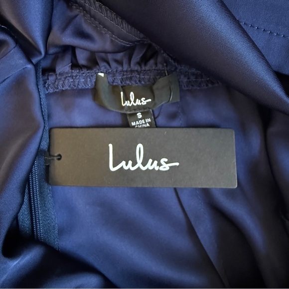 NEW Lulus Blue Sheath Mini Dress for Cocktail Nights Small #1586 - Picture 5 of 6